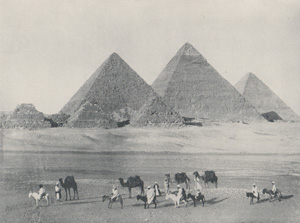 Antique photo-engravings of EGYPT from 1892